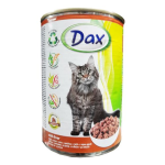 DAX konzerva pro kočky 415g s játry