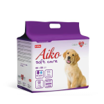 AIKO Soft Care 60x58cm 100ks pleny pro psy + dárek AIKO Soft Care Sensitive 16x20cm 20ks vlhčené utěrky