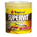 TROPICAL Supervit Tablets A 50ml/36g 80ks základní tabletové krmivo pro ryby