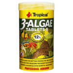 TROPICAL 3-Algae Tablets B 250ml/150g 830ks tabletové krmivo s řasami pro sladkovodní  a mořské ryby